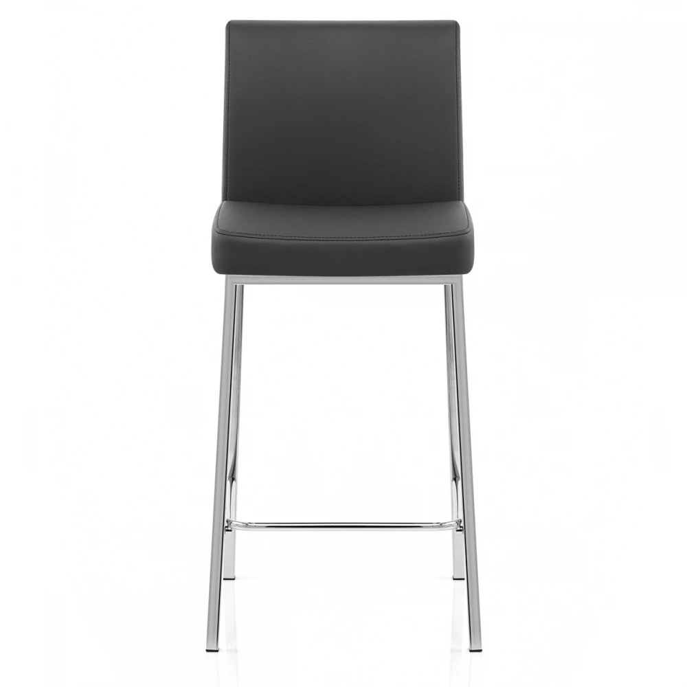 Atlantic Kunstleder Barhocker Chrom - Pacino 2 Atlantic Kunstleder Barhocker Chrom - Pacino – Bild 2