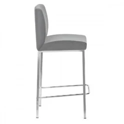 Samt Barhocker Chrom - Pacino -Barstuhl Pro Geschaft pacino samt 2