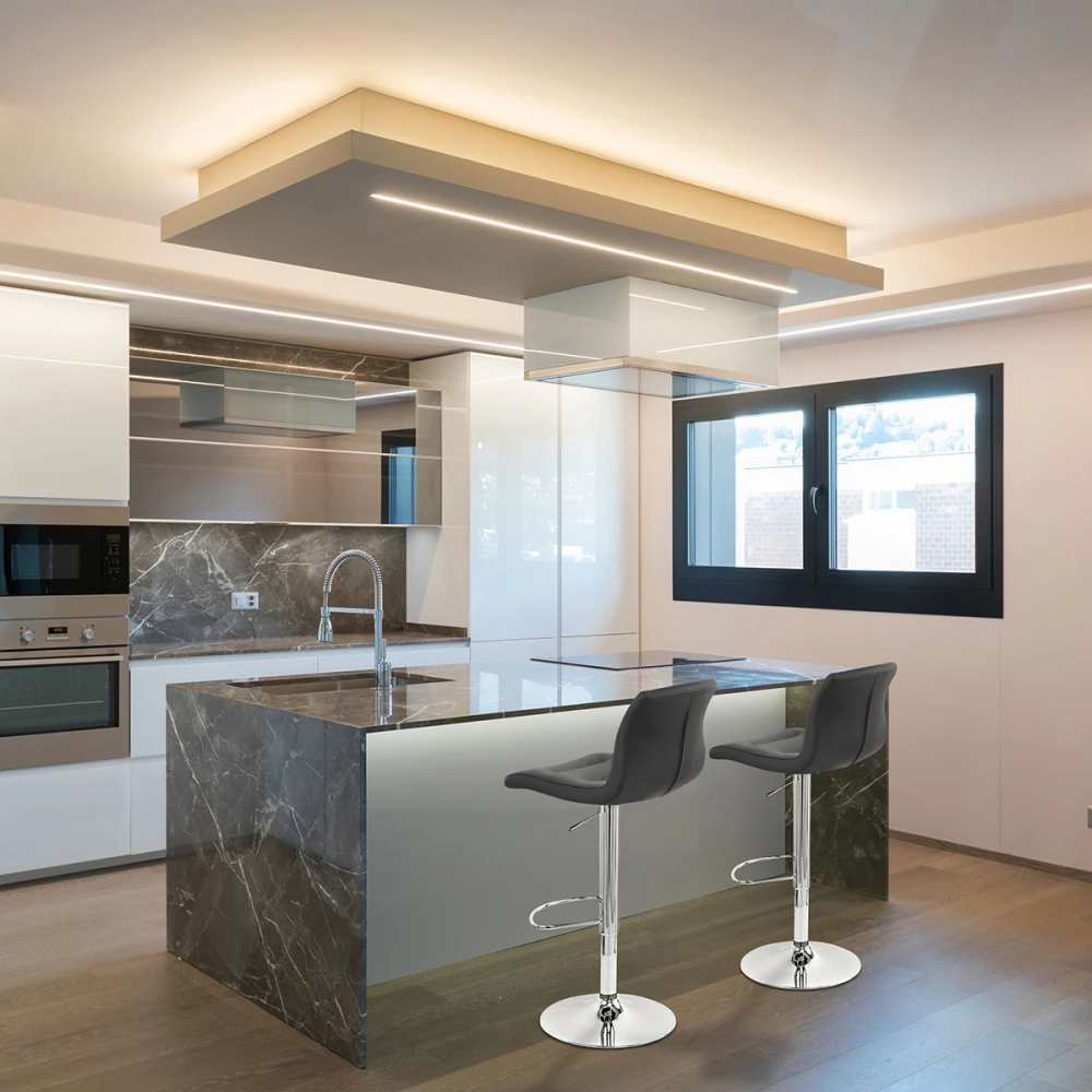 Atlantic Kunstleder Chrom Barhocker - Paradis 7 Atlantic Kunstleder Chrom Barhocker - Paradis – Bild 7