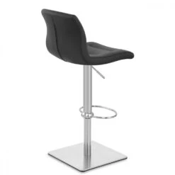 Atlantic Echtleder Barhocker Gebürstet - Paradis Deluxe -Barstuhl Pro Geschaft paradis deluxe echtleder geburstet 3