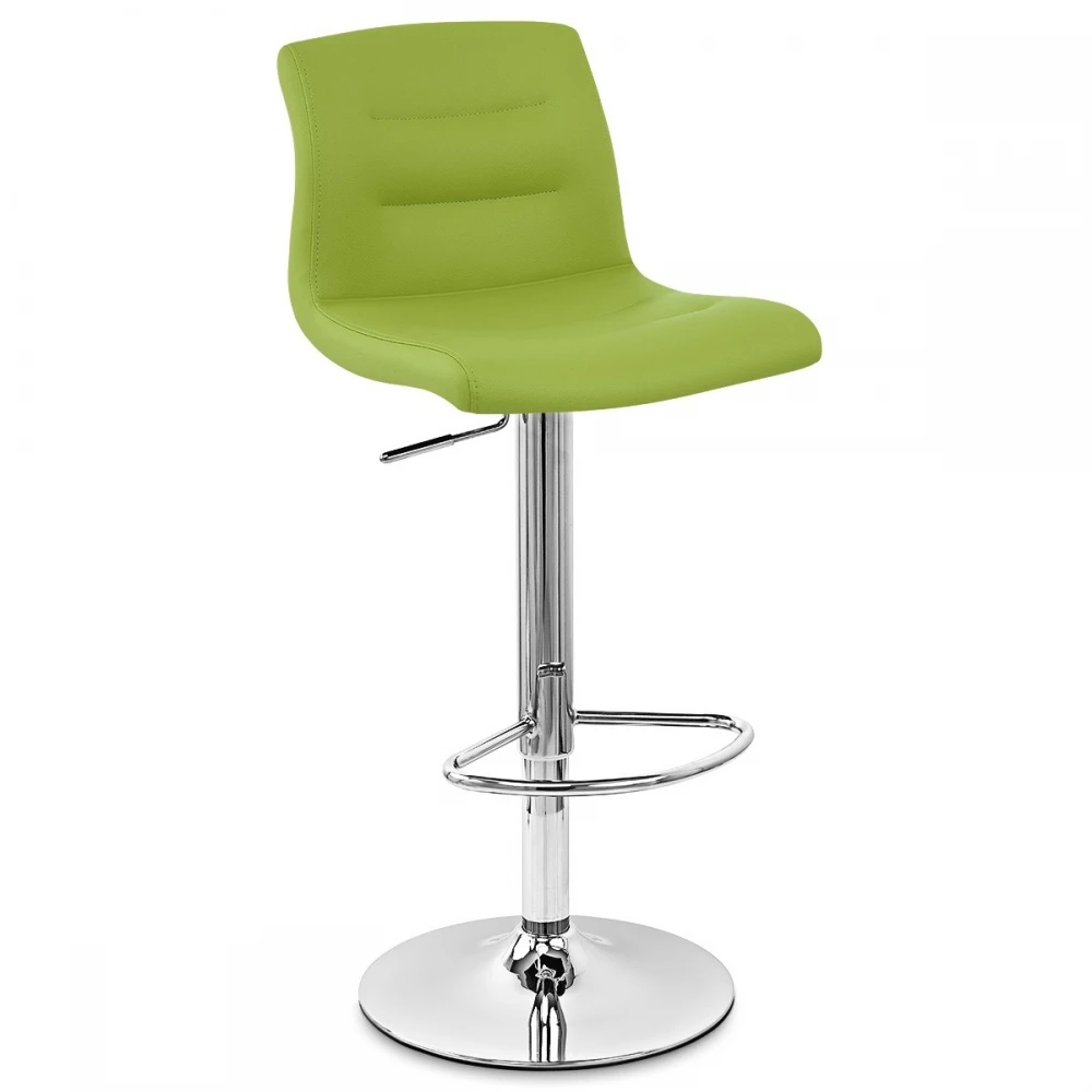 Atlantic Kunstleder Chrom Barhocker - Paradis 1 Atlantic Kunstleder Chrom Barhocker - Paradis