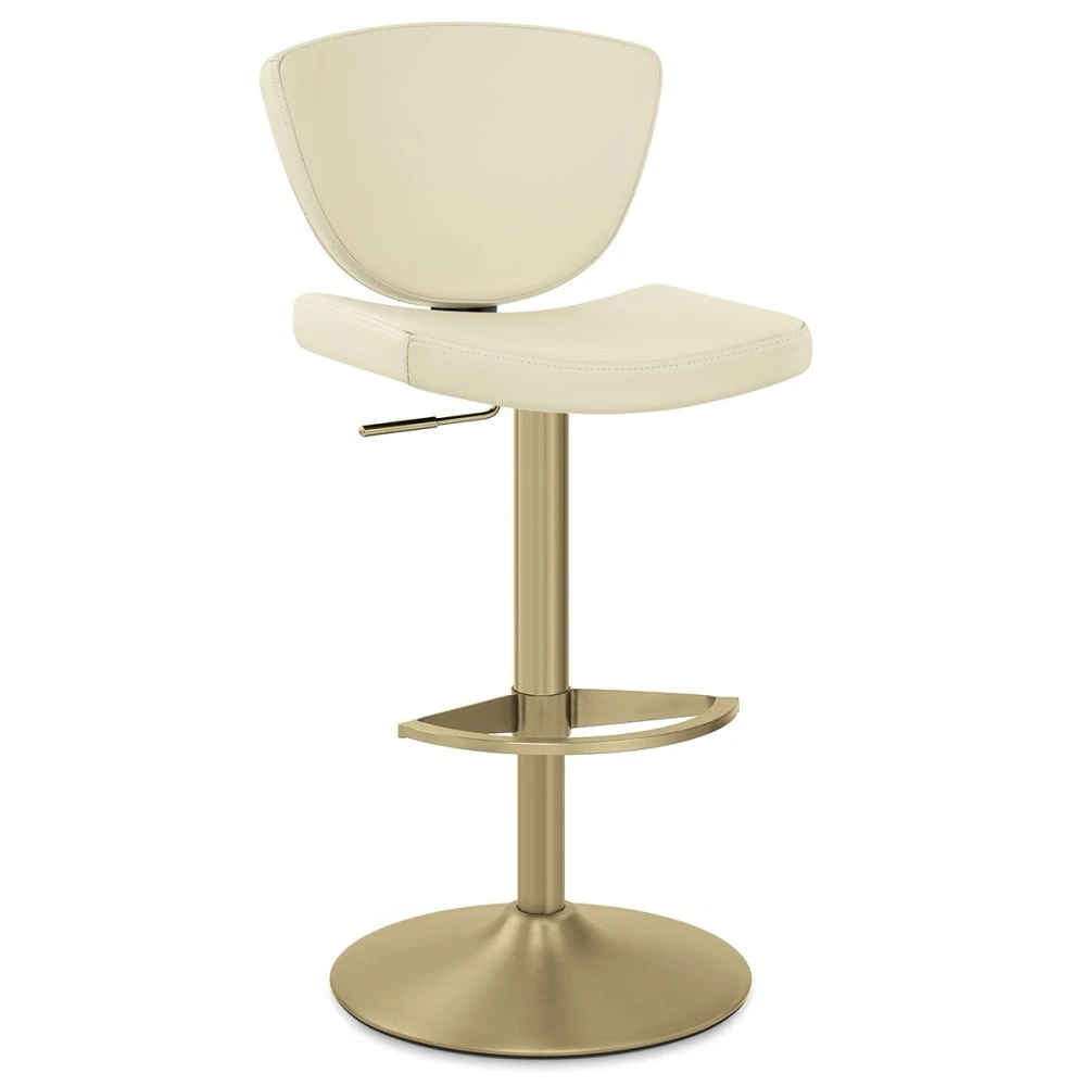 Echtleder Barhocker Gold - Pearl 1 Echtleder Barhocker Gold - Pearl