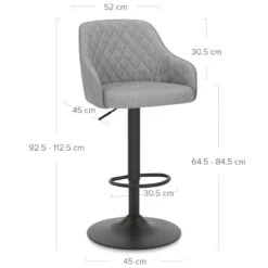 Kunstleder Barhocker - Perth -Barstuhl Pro Geschaft perth kunstleder 5