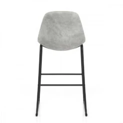 Wildlederimitat Barhocker - Platina 10 Wildlederimitat Barhocker - Platina -Barstuhl Pro Geschaft platina wildlederimitat 3