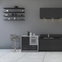 Atlantic Kunstleder Barhocker Chrom - Polaris -Barstuhl Pro Geschaft polaris 6