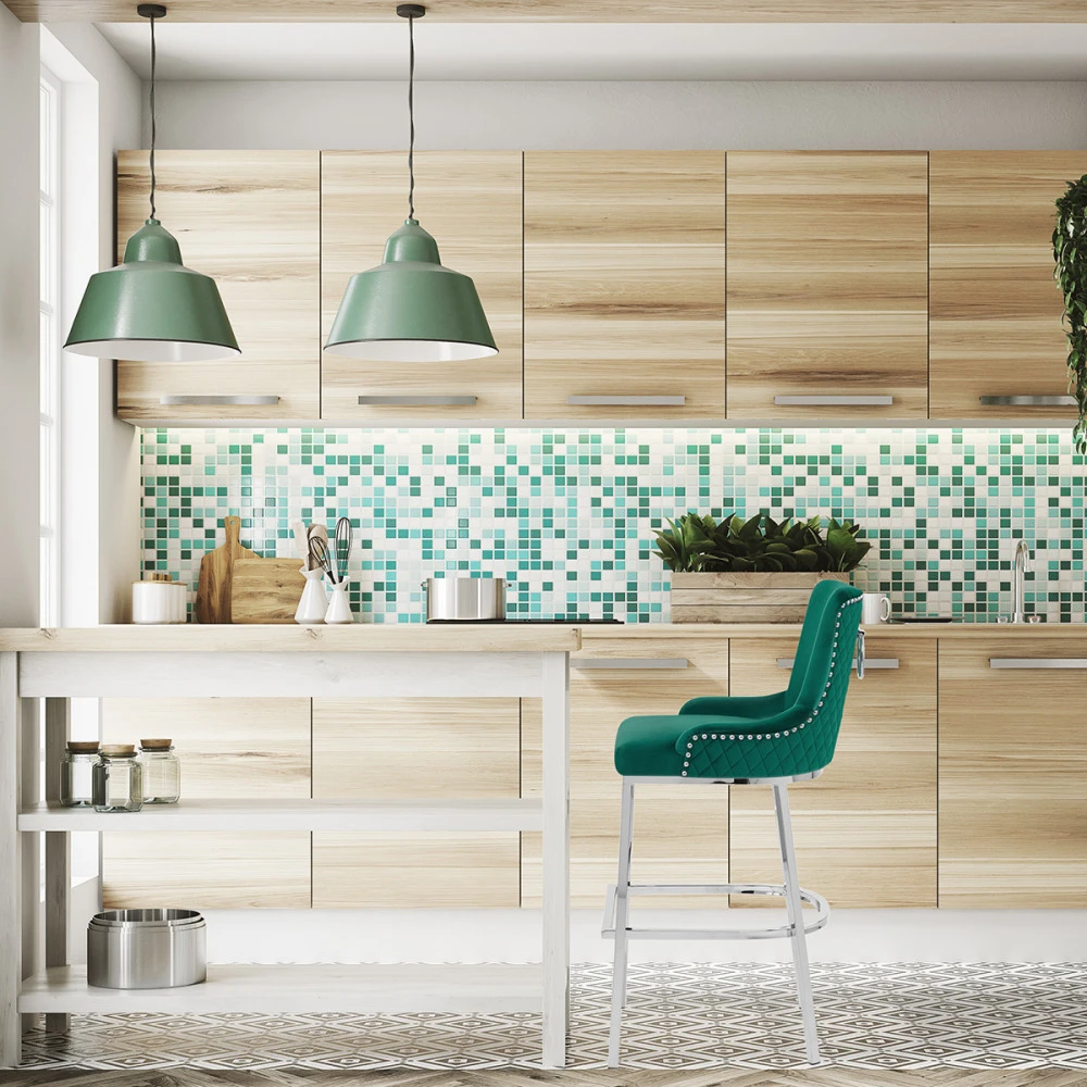 Samt Barhocker - Blush 7 Samt Barhocker - Blush – Bild 7