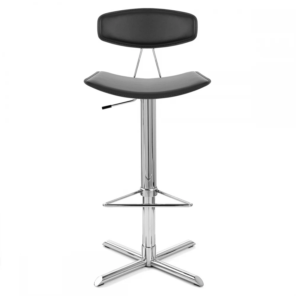 Atlantic Barhocker Chrom - Blade - Schwarz 2 Atlantic Barhocker Chrom - Blade - Schwarz – Bild 2