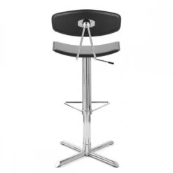 Atlantic Barhocker Chrom - Blade - Schwarz 10 Atlantic Barhocker Chrom - Blade - Schwarz -Barstuhl Pro Geschaft spaltleder barhocker chrom blade schwarz 3