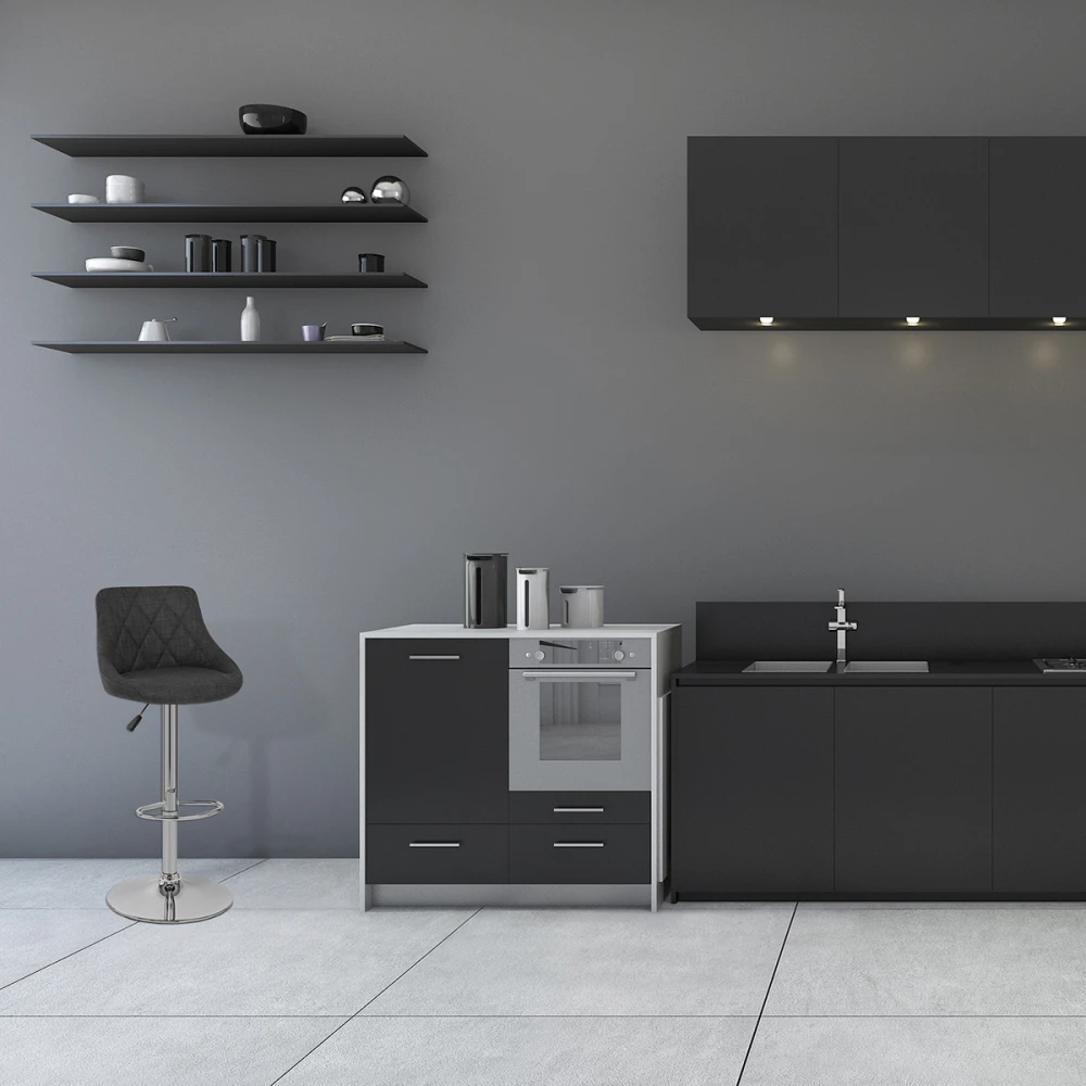 Stoff Barhocker Chrom - Stitch 7 Stoff Barhocker Chrom - Stitch – Bild 7