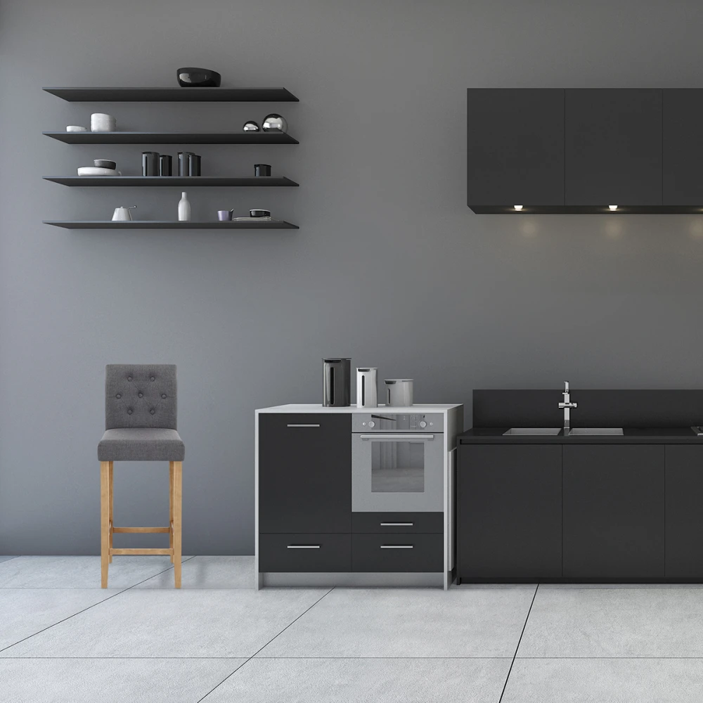 Atlantic Stoff Barhocker - Brookes - Eiche Lack 7 Atlantic Stoff Barhocker - Brookes - Eiche Lack – Bild 7