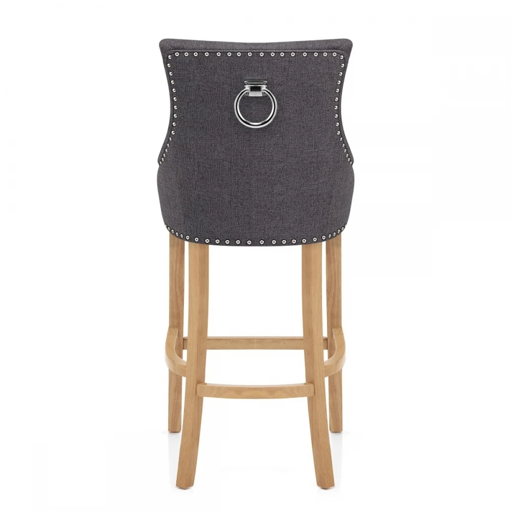 Atlantic Stoffbarhocker - Ascot - Eiche 4 Atlantic Stoffbarhocker - Ascot - Eiche – Bild 4