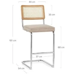 Stoffbarhocker - Clara -Barstuhl Pro Geschaft stoffbarhocker clara 5