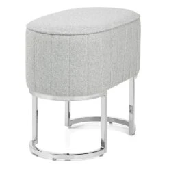 Stoffhocker Chrom - Duet 8 Stoffhocker Chrom - Duet -Barstuhl Pro Geschaft stoffhocker chrom duet 2