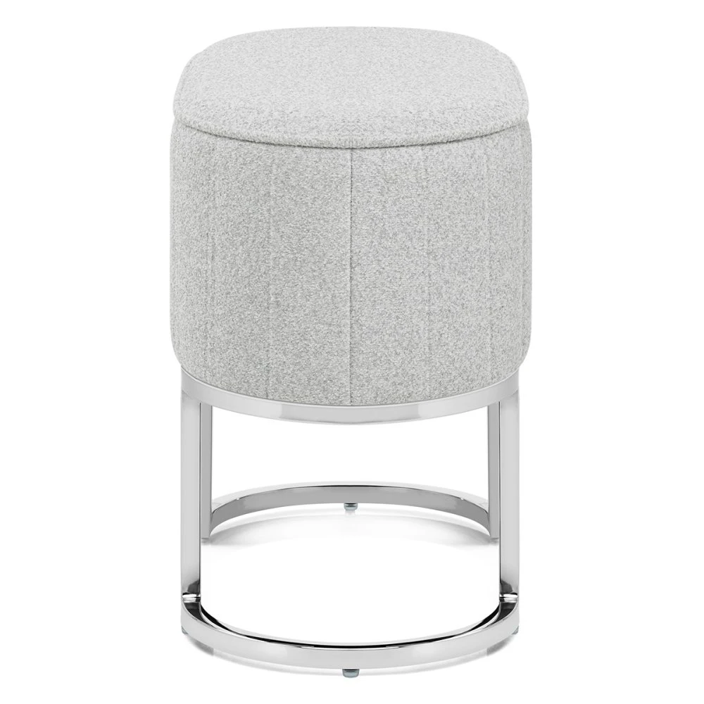 Stoffhocker Chrom - Duet 4 Stoffhocker Chrom - Duet – Bild 4