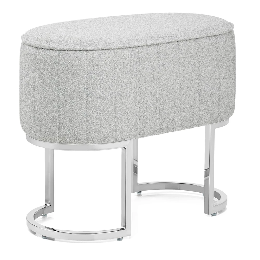 Stoffhocker Chrom - Duet 1 Stoffhocker Chrom - Duet