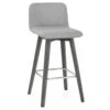 Stoff Barhocker Grau - Tide