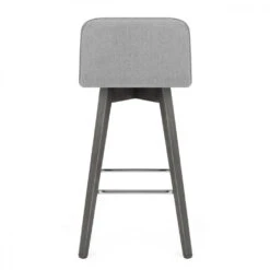 Stoff Barhocker Grau - Tide -Barstuhl Pro Geschaft tide stoff barhocker grau 1 3