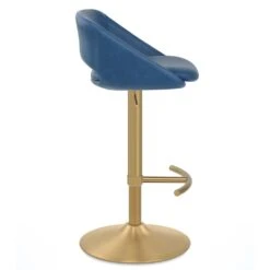 Barhocker Gebürstetes Gold - Tulsa -Barstuhl Pro Geschaft tulsa geburstetes gold 2