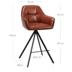 Kunstleder Barhocker - Venice 11 Kunstleder Barhocker - Venice -Barstuhl Pro Geschaft venice barhocker 5