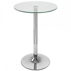 Atlantic Glastisch Chrom - Vetro Rund