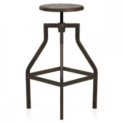 Atlantic Barhocker - Dunkler Holzsitz - Vintage Revolution -Barstuhl Pro Geschaft vintage revolution holz 2