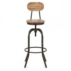 Barstuhl Pro Geschaft -Barstuhl Pro Geschaft vintage swivel light wood 1