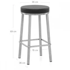 Atlantic Kunstleder Barhocker Gebürstet - Vision -Barstuhl Pro Geschaft vision geburstet 5