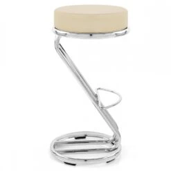 Atlantic Kunstleder Barhocker Chrom - Zaza -Barstuhl Pro Geschaft zaza 2